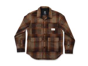 Wool Camp Shacket - High Country Check - By Feldon Shelter & Swanndri