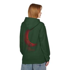 Art Fashion Mahitoi: Hina Marama Hoodie | Unisex Fleece for Ruahine Energy, Cozy Nights & Maramataka Vibes