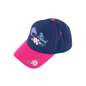Childs Hat Kiwi & Flowers