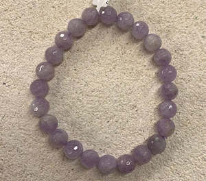 Bracelets: Lavender Amethyst Bead Bracelet