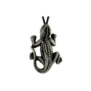 Pendant pewter tuatara