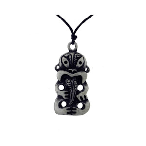 Pewter pendant tiki