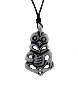 Pewter pendant tiki