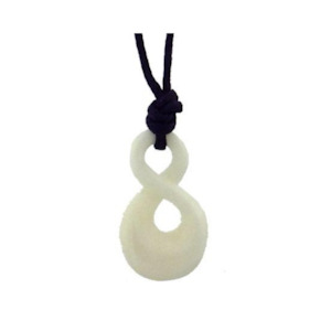 Bone pendant figure eight