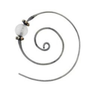 Fashion earrings Rose Quartz