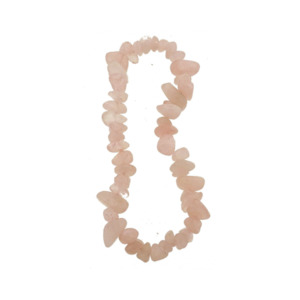 Candles Crystals: Rose Quartz Chip Bracelet
