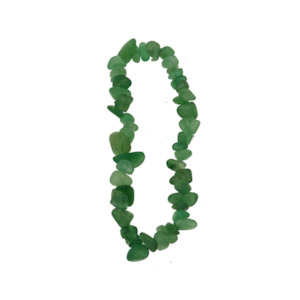 Candles Crystals: Aventurine Chip Bracelet