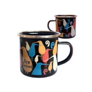 Gifts For Him: Tin Mug - Kiwi