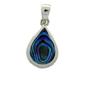Paua Pendant Teardrop