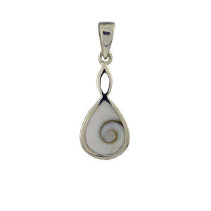 Cats Eye: Cats Eye Pendant Twist Sterling Silver
