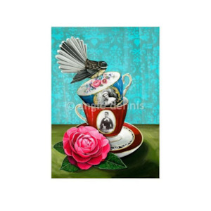 Nz Art Prints: Angie Dennis Deeds Not Words A4 Print