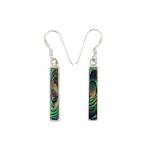 Jewellery: Paua earrings drop