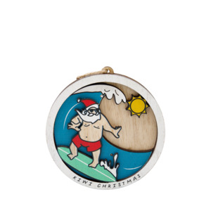 New Arrivals: Surfing Santa Xmas Decoration