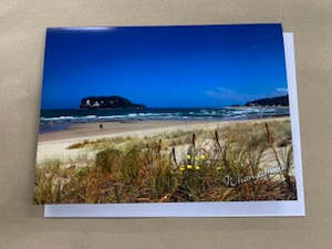 Whangamatā Beach Greeting Card