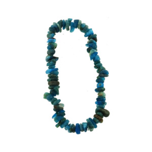 Semi Precious Stone Chip Bracelet: Apatite Bracelet