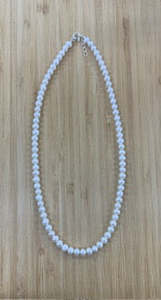 Pearl Collection: Pearl Necklace Irregular Shape 5x5 mm