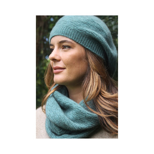 Possum Merino: Possum Merino Dash Neck Warmer/Scarf - Sage