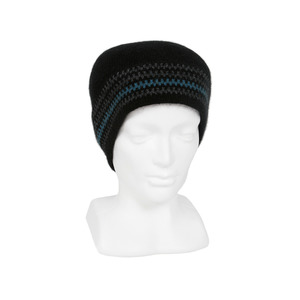Possum Merino: Possum Merino Urban Striped Beanie Teal
