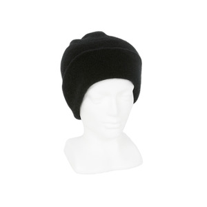 Possum Merino: Possum and Merino Double Thickness Beanie - Black