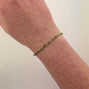 New Arrivals: Ruby Zoisite Facet Bracelet with Gold Plated Beads