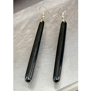 NZ Pounamu Roimata (Drop) Earrings 70mm