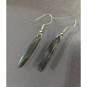 New Zealand Pounamu Roimata (Drop) Earrings 25mm