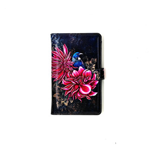 New Arrivals: Leather Travel Purse - Tui in Dahlias