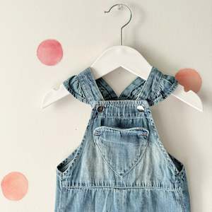 Sale: Ricochet Heart Dungarees, 0-3m (NEW)