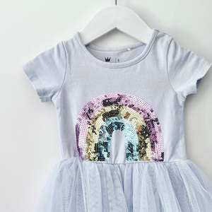 Rainbow Tutu Dress, 12-18m