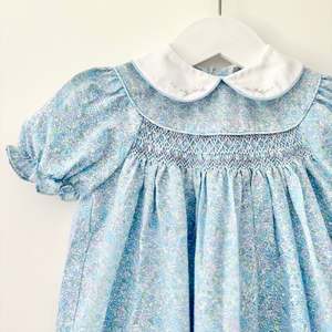 Vintage Smocked Dress, 3-6m
