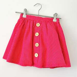 La Sienna Suspender Skirt, Size 4 (with free headband)