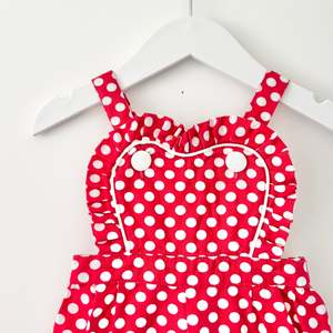 Christmas Outfits: Rock Your Baby Polka Dot Playsuit, 3-6m