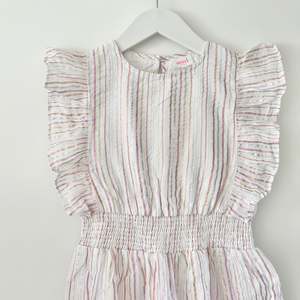 Seed Glitter Stripe Dress, Size 5