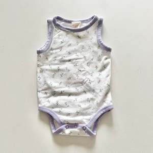 2 Basics: $2 BASICS - Little Bundle Floral Singlet, Newborn