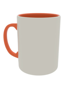 colour handle: 11oz Orange Mug (Upgrade)
