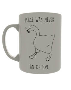 Peace was never an option