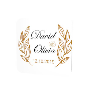 Coasters: David & Olivia