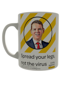 Covid 19: Spread your legs, not the virus (Chris design)