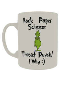 Rock, Paper, Scissor, Throat punch I win