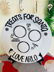 Treats for Santa - Christmas treat plate