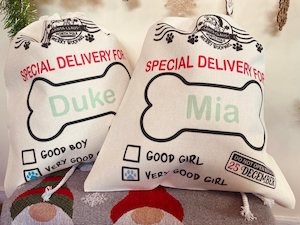 Christmas 1: Dog Santa Sack