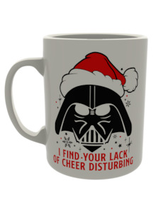 Christmas Mugs: I find your lack of cheer disturbing