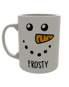 Christmas Mugs: Snowman Face