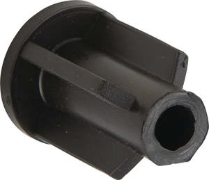 Light Duty Castors: Nylon Stem Fitting Socket - Round Steel Tube