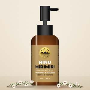Throat Soothing: Hinu Mirimiri – Mānuka Rongoā Face Oil 50ml (Pre-order)