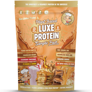 plant based protein: Macro Mike Luxe Protein Sample Pack