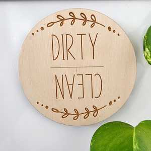 Accessories: Clean Dirty Dishwasher Magnet