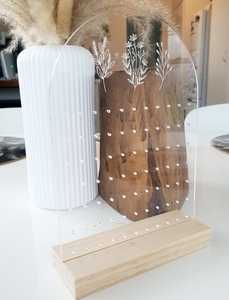 Accessories: Wildflower Acrylic Earring Stand