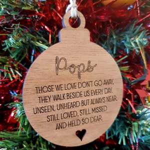 Personalised Memorial Ornament