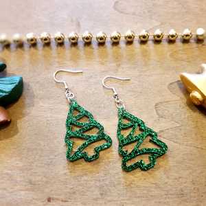 Occasions: Festive Christmas Tree Earrings